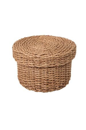 Úložný box z mořské trávy kulatý 24cm