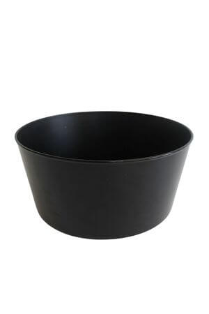 Černá plastová nádoba 13cm