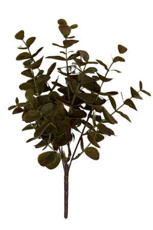 Hnědý umělý eukalypt 33cm