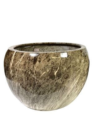 Barna kerámia virágcserép 33cm