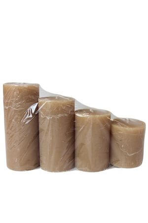 Barna adventi gyertyák 4 db