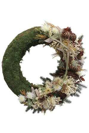 Moha koszorú sírra 50cm