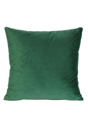 Zelený zamatový vankúš 40cm