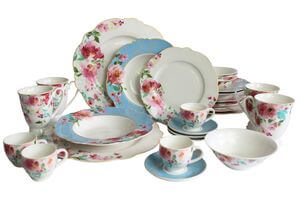 Porcelán étkészlet Summer 24db