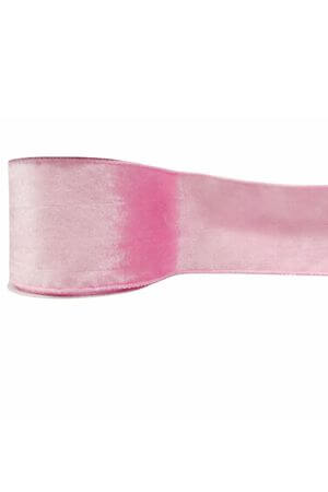 Ružová zamatová stuha 6cm x 10m