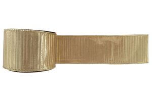 Zlatá ozdobná stuha 6cm x 10m