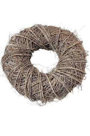 Sivý prútený veniec 40cm