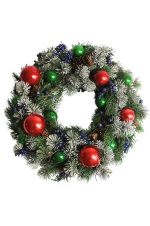 Karácsonyi kopogtató ajtódísz 53cm