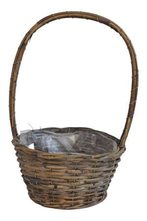 Rattan kosár fogantyúval 40cm