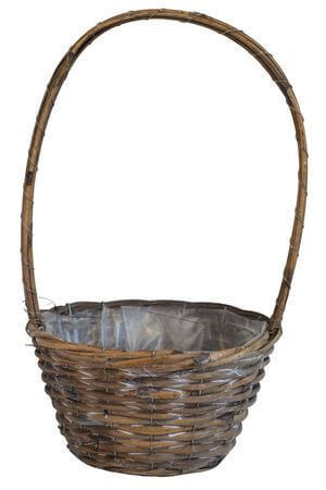 Rattan kosár fogantyúval 49cm