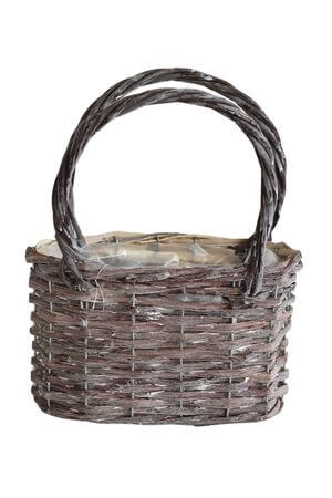 Rattan kosár fülekkel 20cm
