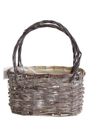 Rattan kosár fülekkel 26cm
