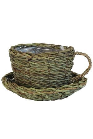 Természetes csésze alakú virágcserép 14cm