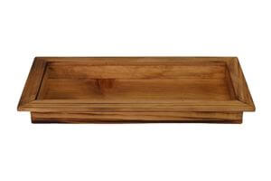 Hnedá drevená tácka 41cm