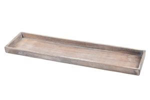 Hnedá drevená tácka 60cm