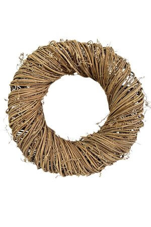 Hnedý ratanový veniec 40cm