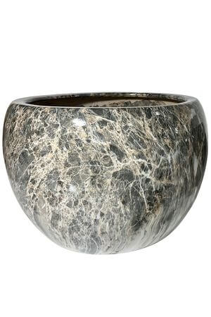 Szürke-barna kerámia virágcserép 33cm