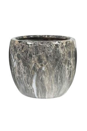 Szürke-barna kerámia virágcserép 24cm
