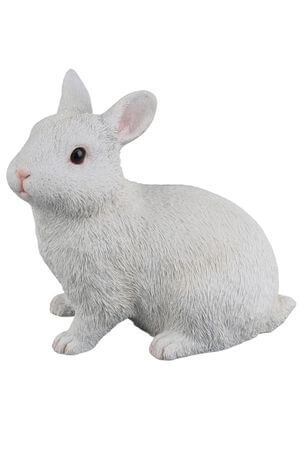 Biely veľkonočný zajac 19cm