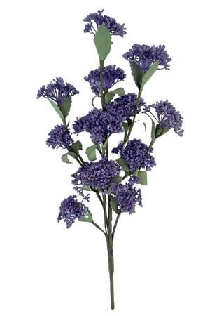 Fialová umelá poľná rastlina 40cm