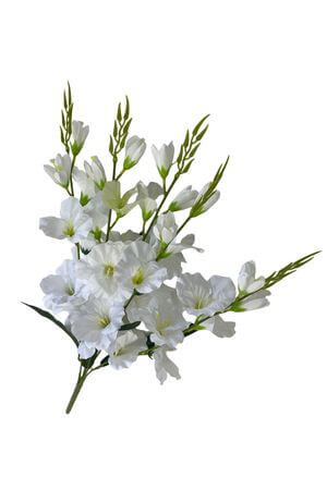 Biela umelá kytica gladiol 67cm
