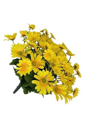 Žlté umelé margarétky 40cm