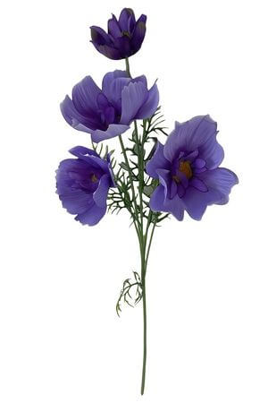 Fialový umelý cosmos 80cm