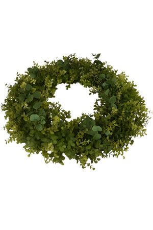 Zelený eucalyptusový veniec 49cm