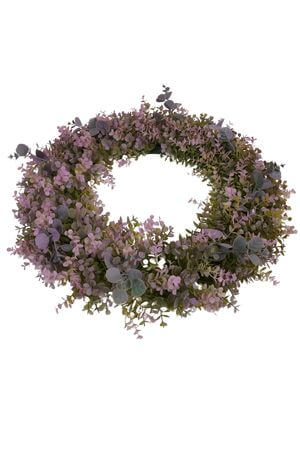 Fialový eucalyptusový veniec 49cm