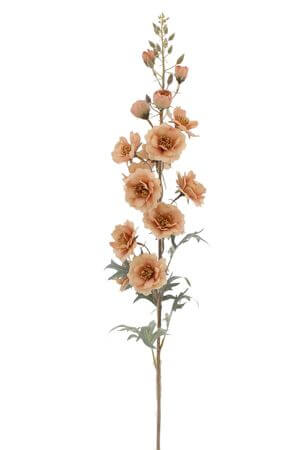 Bledooranžové umelé kvety 92cm