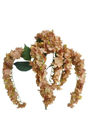 Bledohnedá umelá hortenzia 83cm