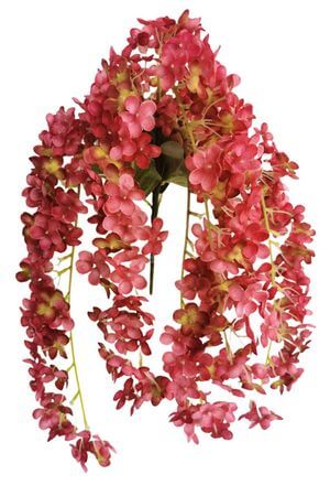 Ružové visiace kvety 64cm