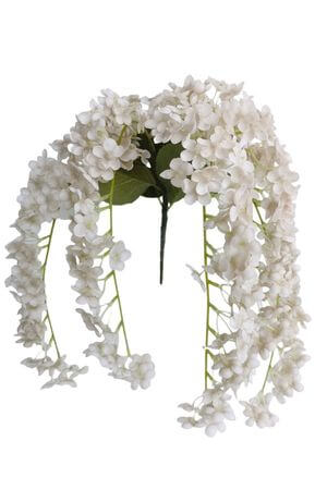 Biele visiace kvety 64cm