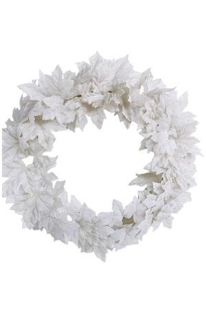 Biely umelý veniec 52cm