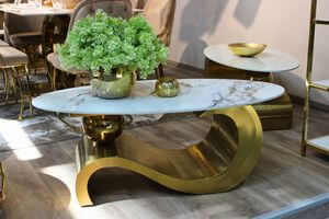 Dizajnový konferenčný stolík MARBLE 120cm