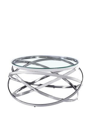 Strieborný konferenčný stolík 80cm