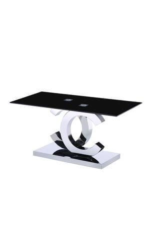 Čierno strieborný jedálenský stôl 150cm