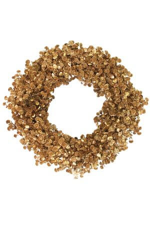 Zlatý veniec na dvere LUX 63cm