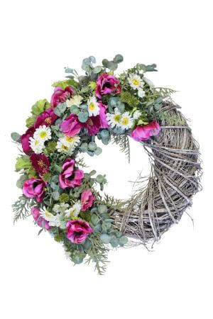 Veniec na dvere Cyklámen 44cm