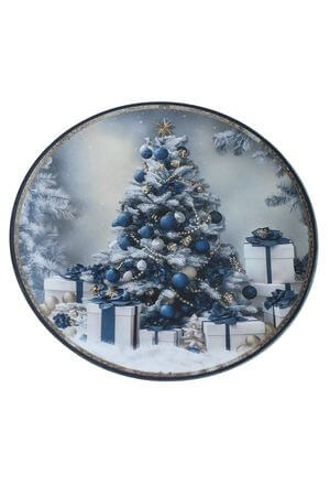 Ľadové kráľovstvo ? vánoční klubový talíř 33 cm
