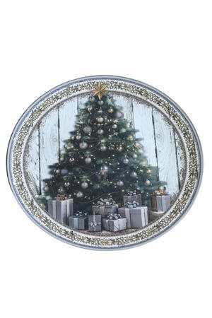 Natur stromček ? vánoční klubový talíř 33 cm
