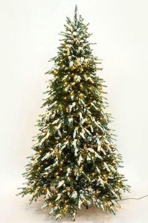 Zamrznutý umelý vianočný stromček 240cm 650LED