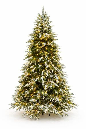 Zamrznutý umelý vianočný stromček 240cm 650LED