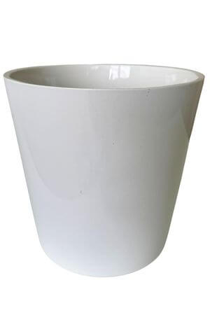 Biely kvetináč 21cm, II.trieda