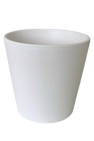 Biely kvetináč 11cm, II.trieda