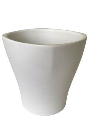 Biely kvetináč na orchideu 13cm, II. trieda