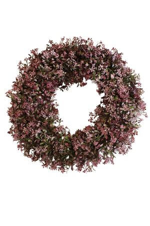 Lúčny bordový veniec 53cm