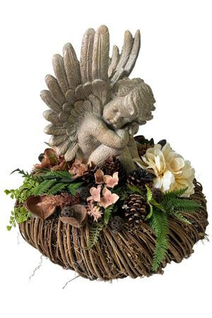 Sírdísz angyallal 40cm