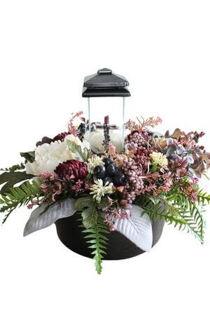 Ikebana na hrob s kahancem 45cm