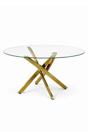 Zlatý jedálenský stôl 120 cm